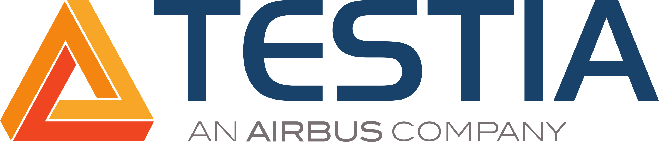 Logo von Testia - an Airbus company