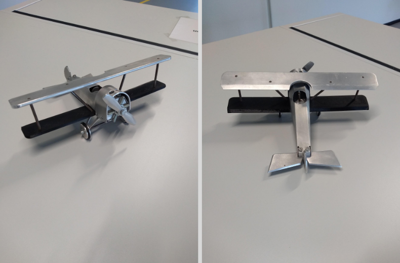 Foto der Einsendung Doppeldecker-Flügel aus dem 3D Drucker